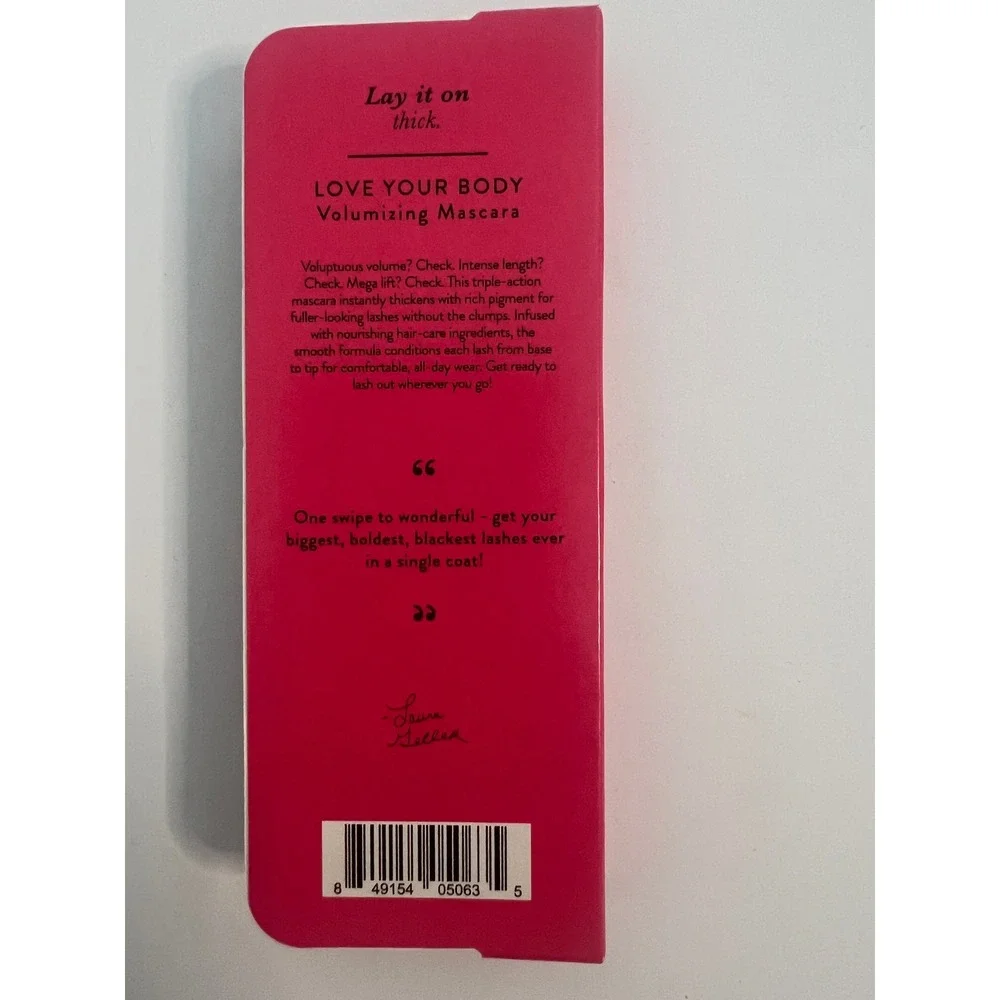 Laura Geller‎ Love Your Body Volumizing Mascara Black 0.29oz New